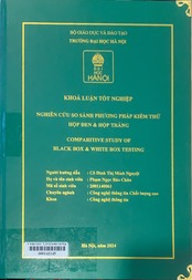 Comparative study of black box & white box testing =