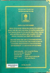 Delving into the gen Z customer buying journey in unraveling the intricacies of consumer behaviour in a multichannel environment a case study of Colorme =