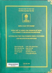 Automated test for website using cucumber and selenium framework =