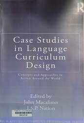 Case studies in language curriculum design