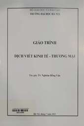 Giáo trình dịch viết Kinh tế - Thương mại