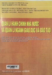 Quản lí hành chính nhà nước và quản lí ngành giáo dục và đào tạo